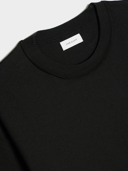 Reversed Cropped SS Tee, Black