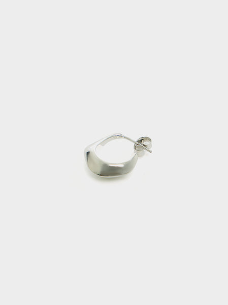 U Mini Drop Earring, Silver
