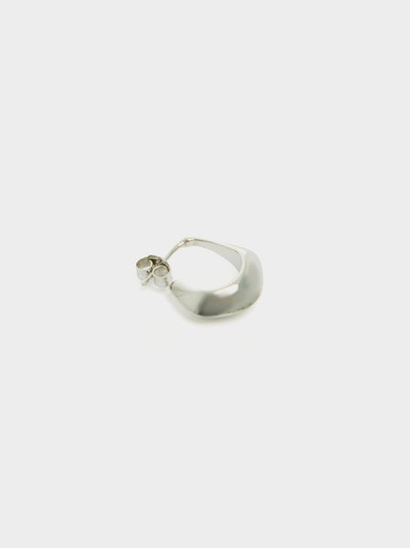 U Mini Drop Earring, Silver