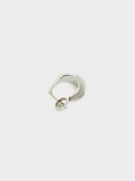 U Mini Drop Earring, Silver