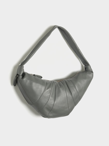 Large Croissant Bag, Smoked Pearl