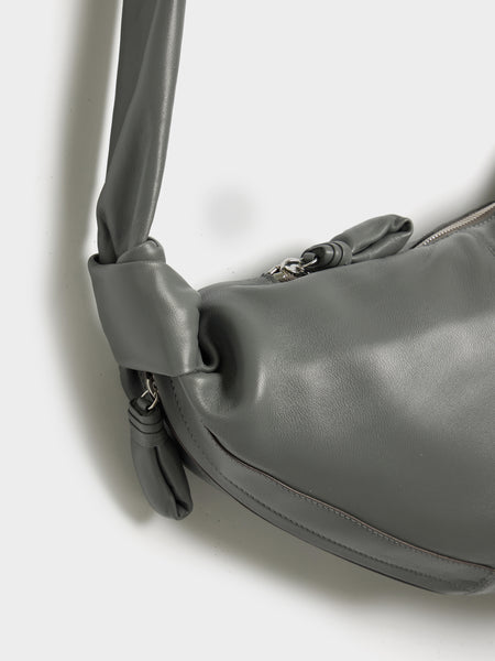 Large Croissant Bag, Smoked Pearl