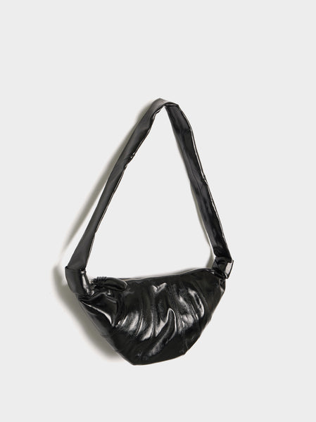 Medium Croissant Bag, Black