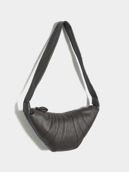 Medium Croissant Bag II, Dark Chocolate