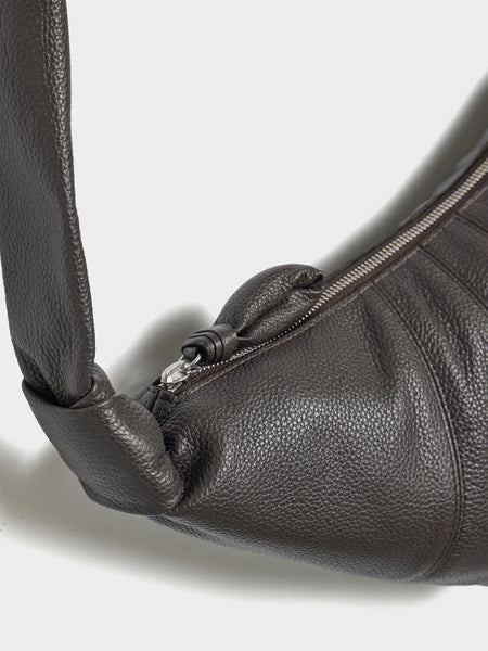 Medium Croissant Bag II, Dark Chocolate