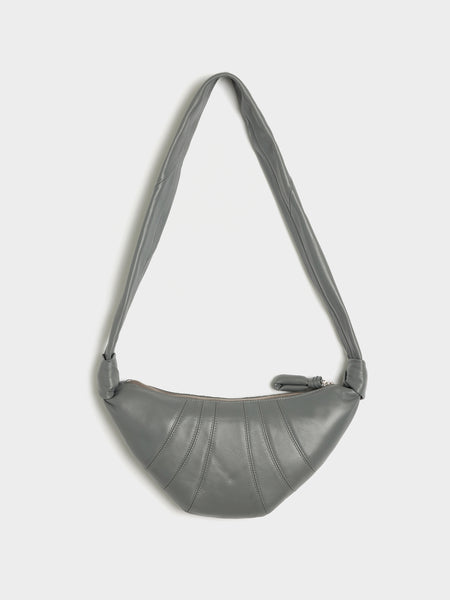 Small Croissant Bag, Smoked Pearl