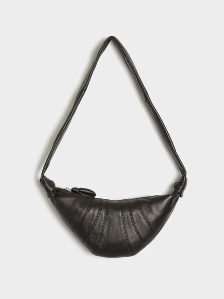 Small Croissant Bag, Dark Chocolate