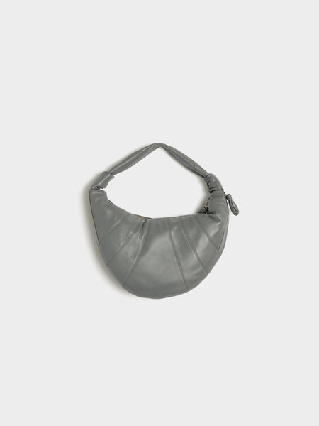Fortune Croissant Bag, Smoked Pearl
