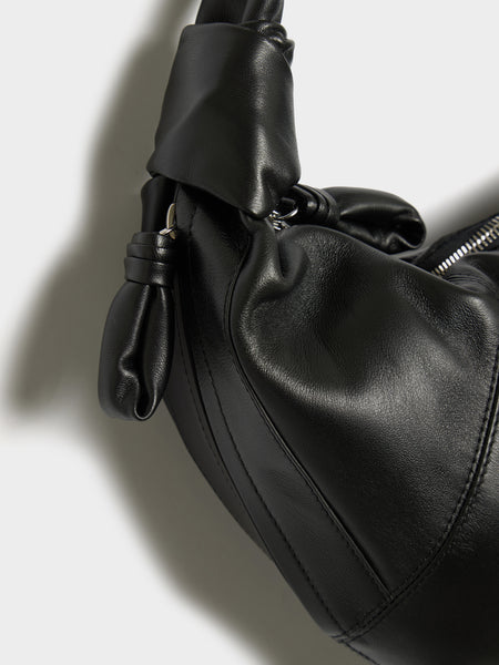 Fortune Croissant Bag, Black
