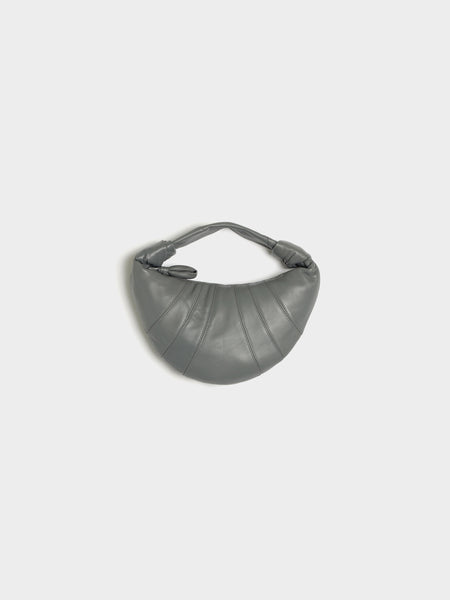Mini Fortune Croissant Bag, Smoked Pearl