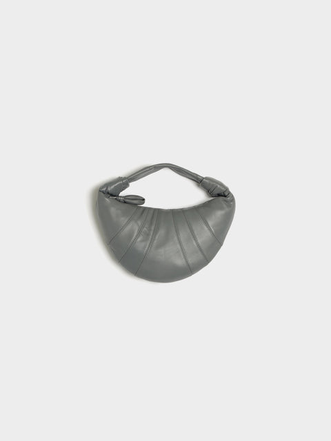 Mini Fortune Croissant Bag, Smoked Pearl