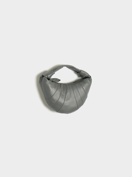 Mini Fortune Croissant Bag, Smoked Pearl