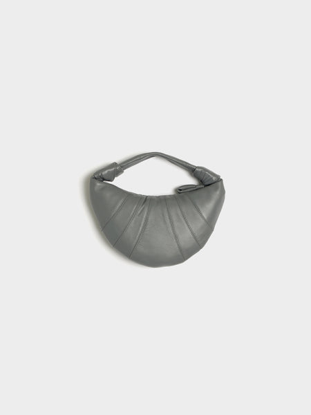 Mini Fortune Croissant Bag, Smoked Pearl