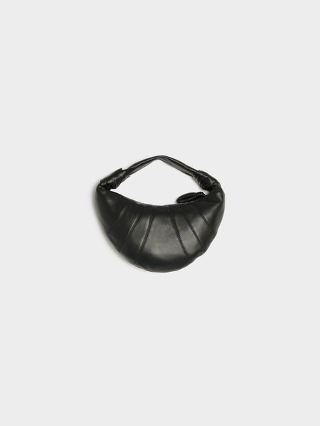 Mini Fortune Croissant Bag, Black