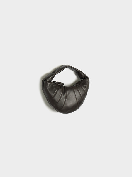 Mini Fortune Croissant Bag, Dark Chocolate