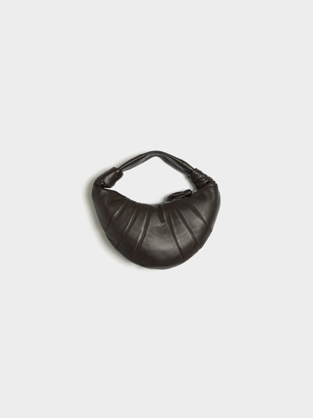 Mini Fortune Croissant Bag, Dark Chocolate