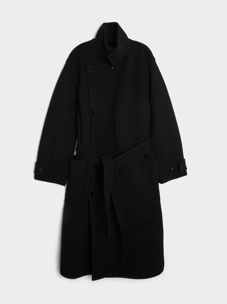 Wrap Coat, Black