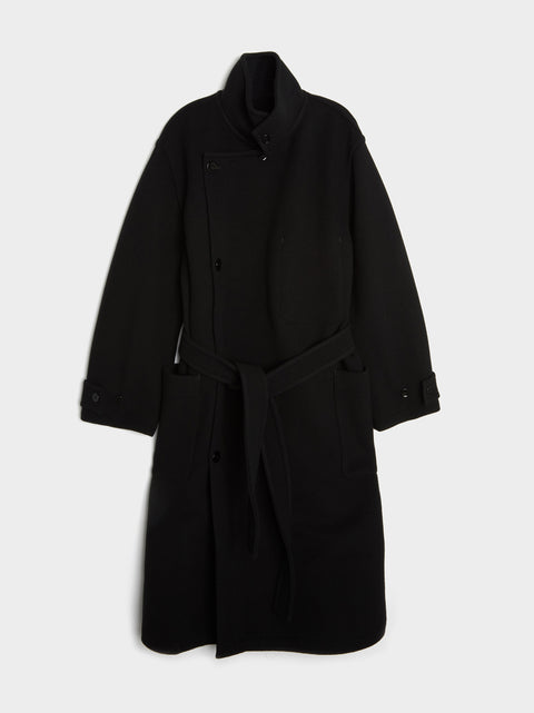 Wrap Coat, Black