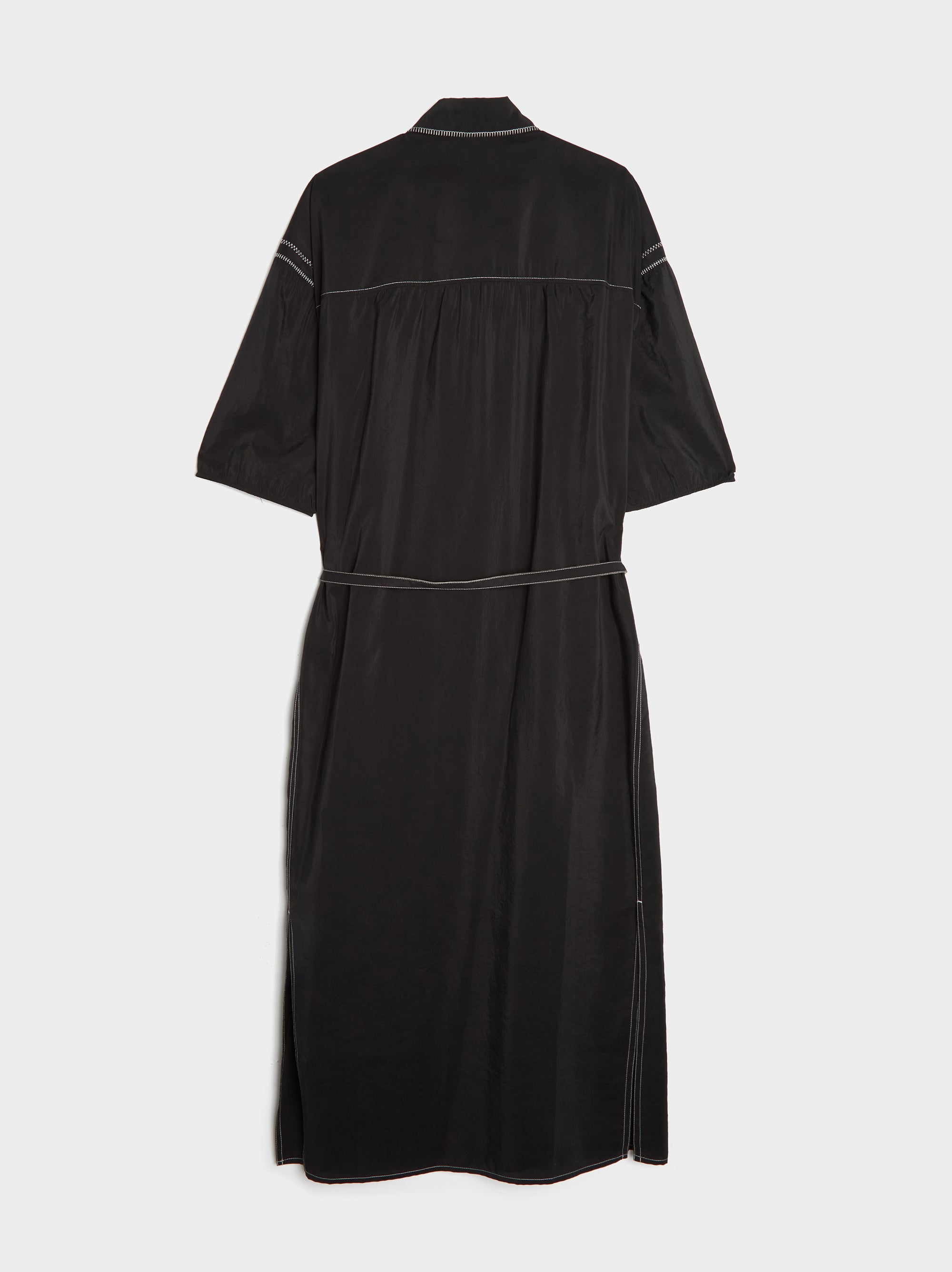 W Embroidered Asymmetrical Shirt Dress | Lemaire | 7017 REIGN W Embroidered Asymmetrical Shirt Dress | Lemaire | 7017 REIGN