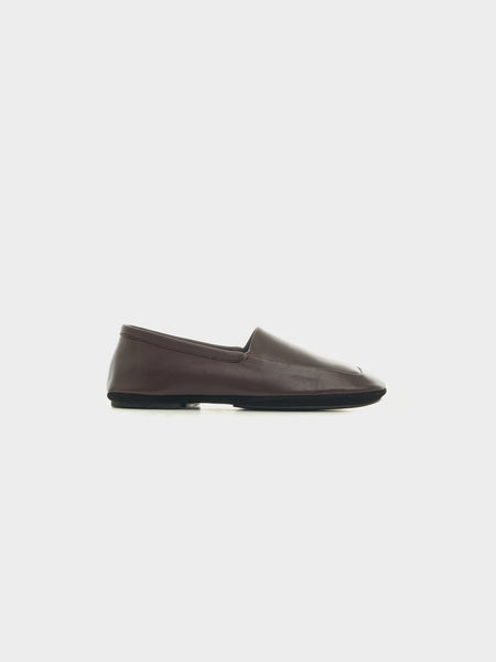 W Indoor Slippers, Dark Eggplant