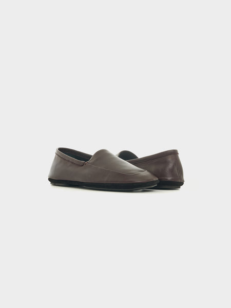 W Indoor Slippers, Dark Eggplant