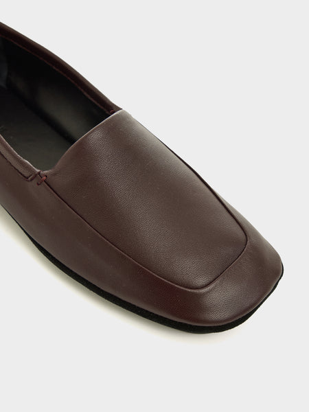 W Indoor Slippers, Dark Eggplant