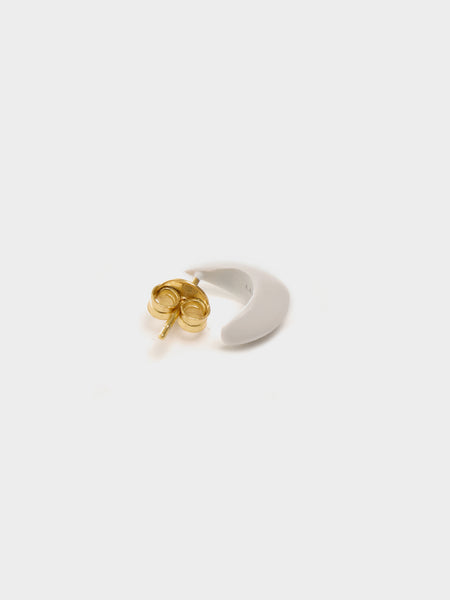 Micro Drop Earrings II, Off White