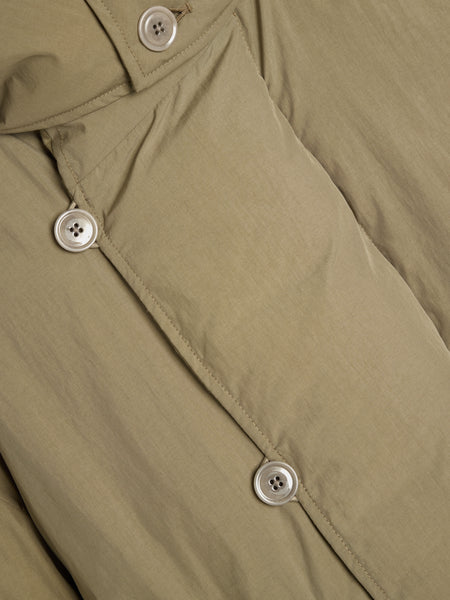 Hooded Puffer Blouson, Desert Sage