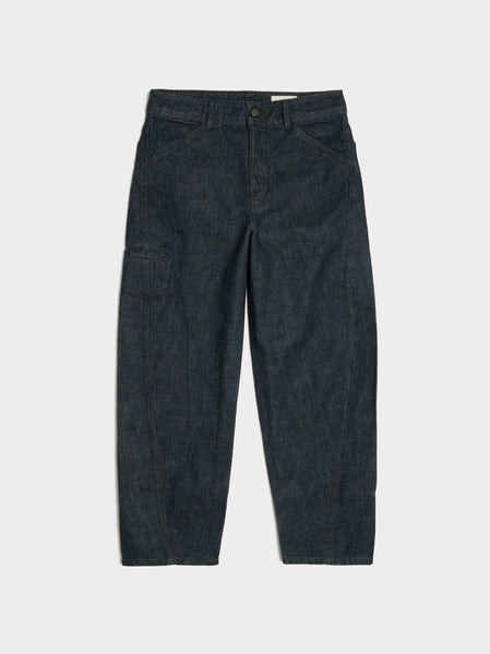 Twisted Workwear Pants, Denim Indigo