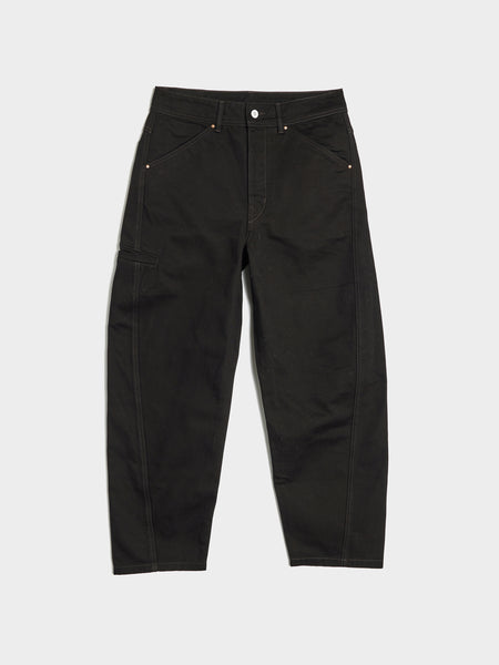 Twisted Workwear Pants, Black