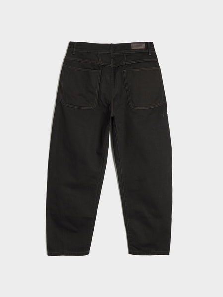 Twisted Workwear Pants, Black