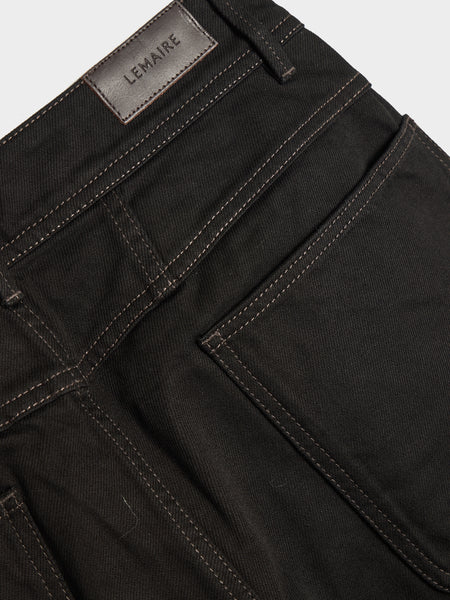 Twisted Workwear Pants, Black