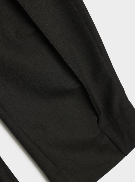 W Curved Volume Tailored Pants, Caviar