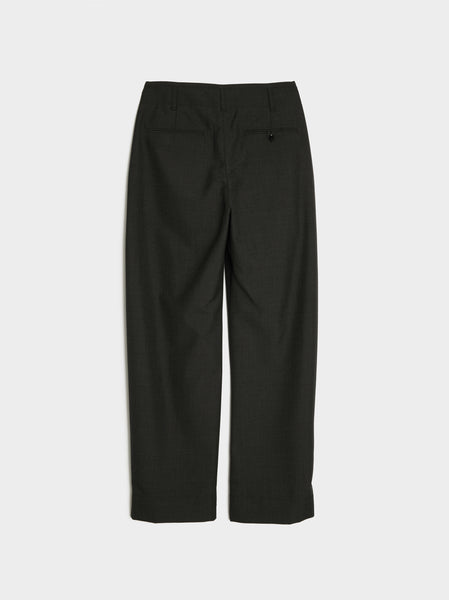 W Curved Volume Tailored Pants, Caviar