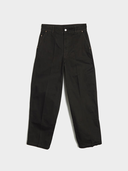 Maxi Barrel Workwear Pants, Black