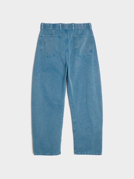 Twisted Belted Pants III, Denim Snow Blue