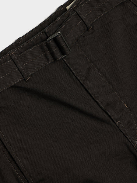 M Twisted Belted Pants, Denim Black