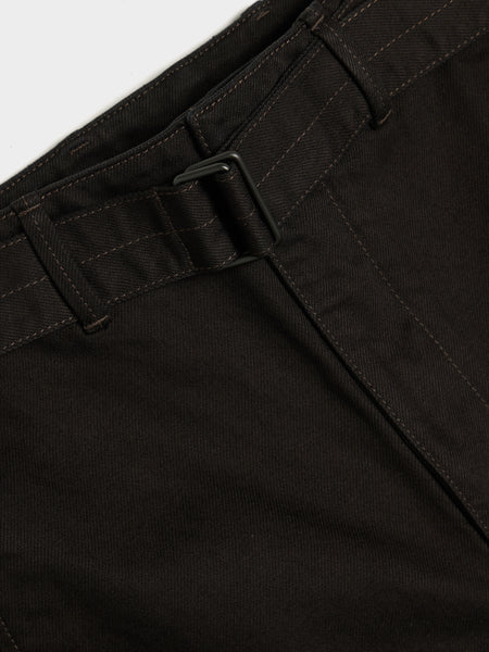 Twisted Belted Pants, Black