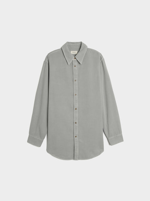 W Relaxed Shirt Snowy, Snowy Blue Grey