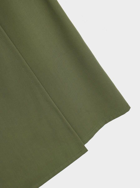 W Light Tailored Skirt, Smoky Green