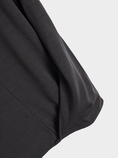 W Twisted Hem Skirt, Anthracite