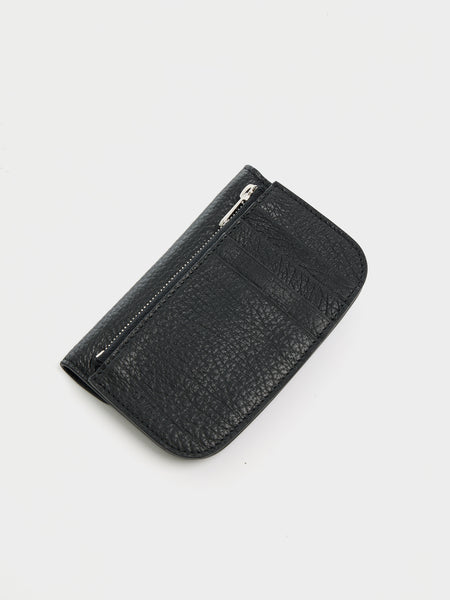 U Soft Tab Card Holder Coin Purse, Black