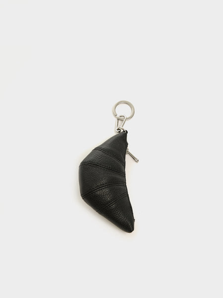 U Mini Croissant Keyring, Black