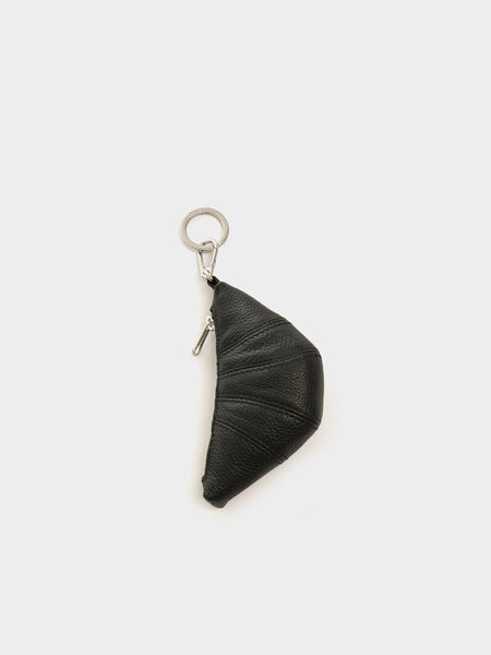 U Mini Croissant Keyring, Black