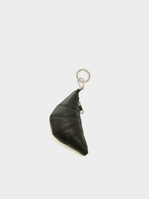 Mini Croissant Keyring II, Black