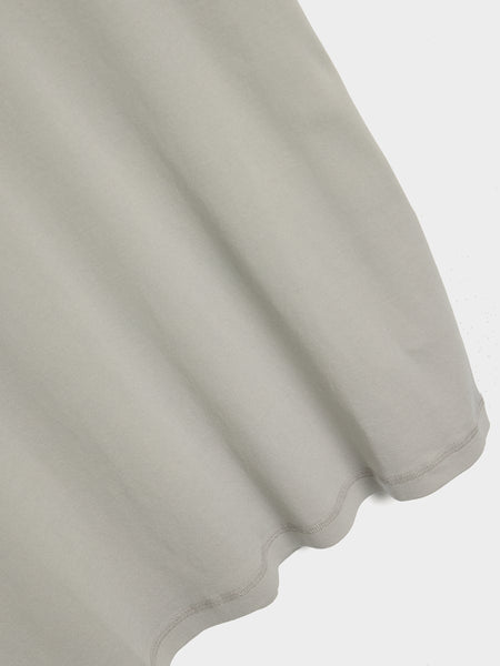 W Rib T-Shirt, Blue Grey
