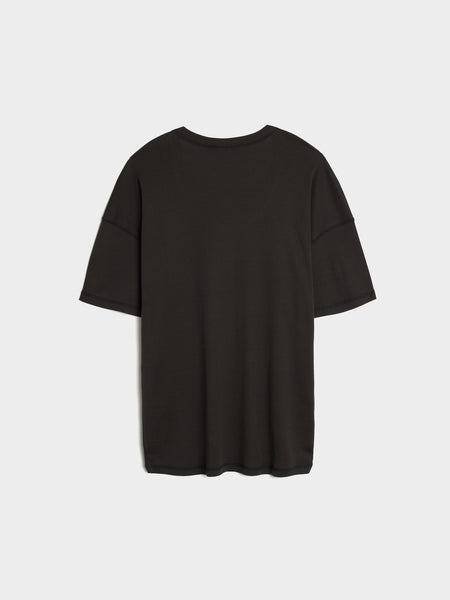 W Rib T-Shirt, Squid Ink