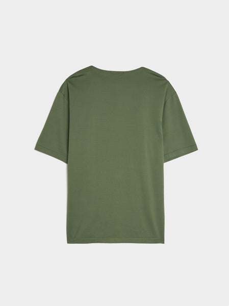 T-Shirt w/ Foulard, Smoky Green