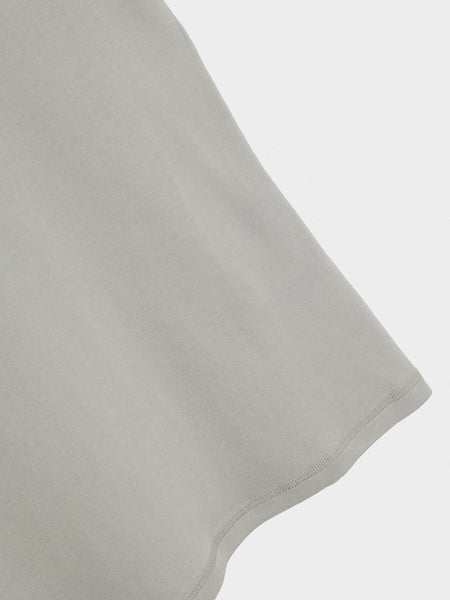 W Rib Top, Blue Grey