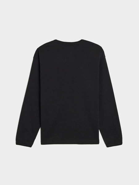 Boxy LS T-Shirt, Black